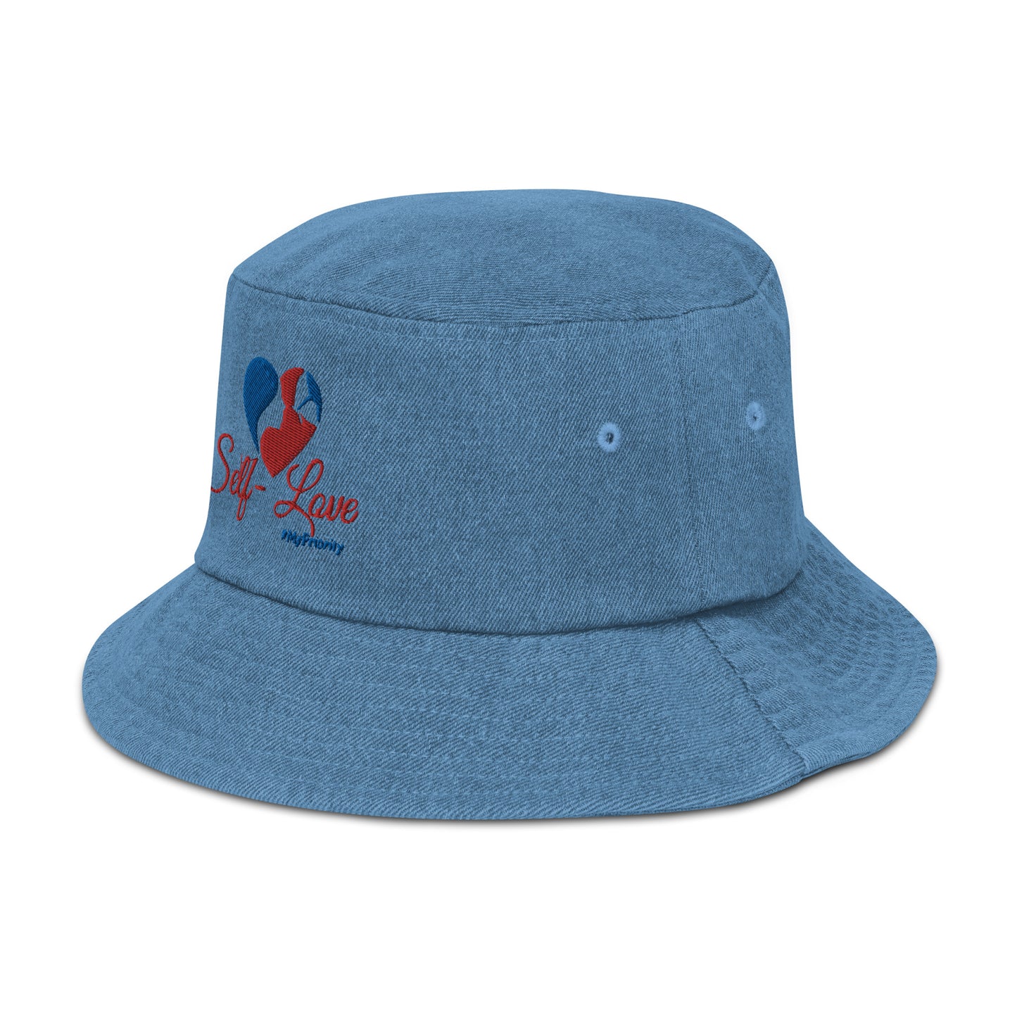 Self Love Denim bucket hat