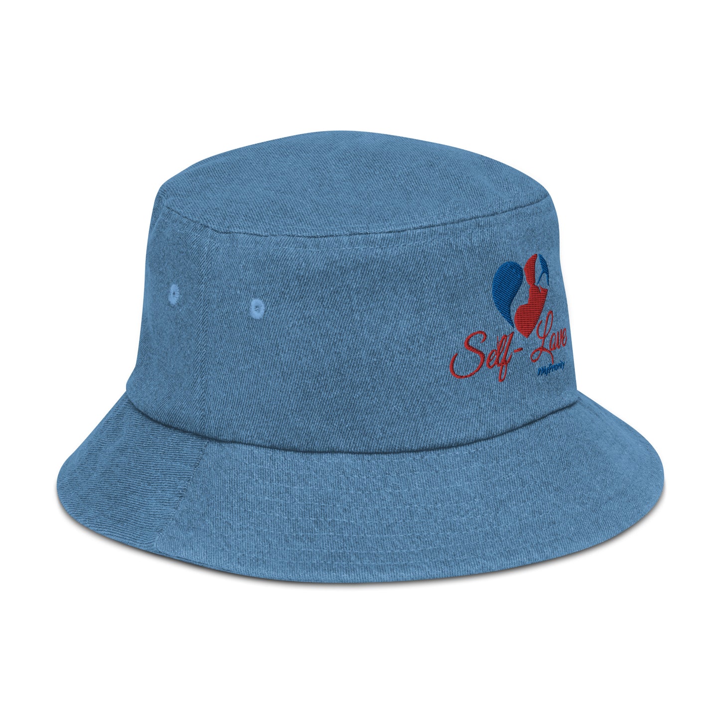 Self Love Denim bucket hat